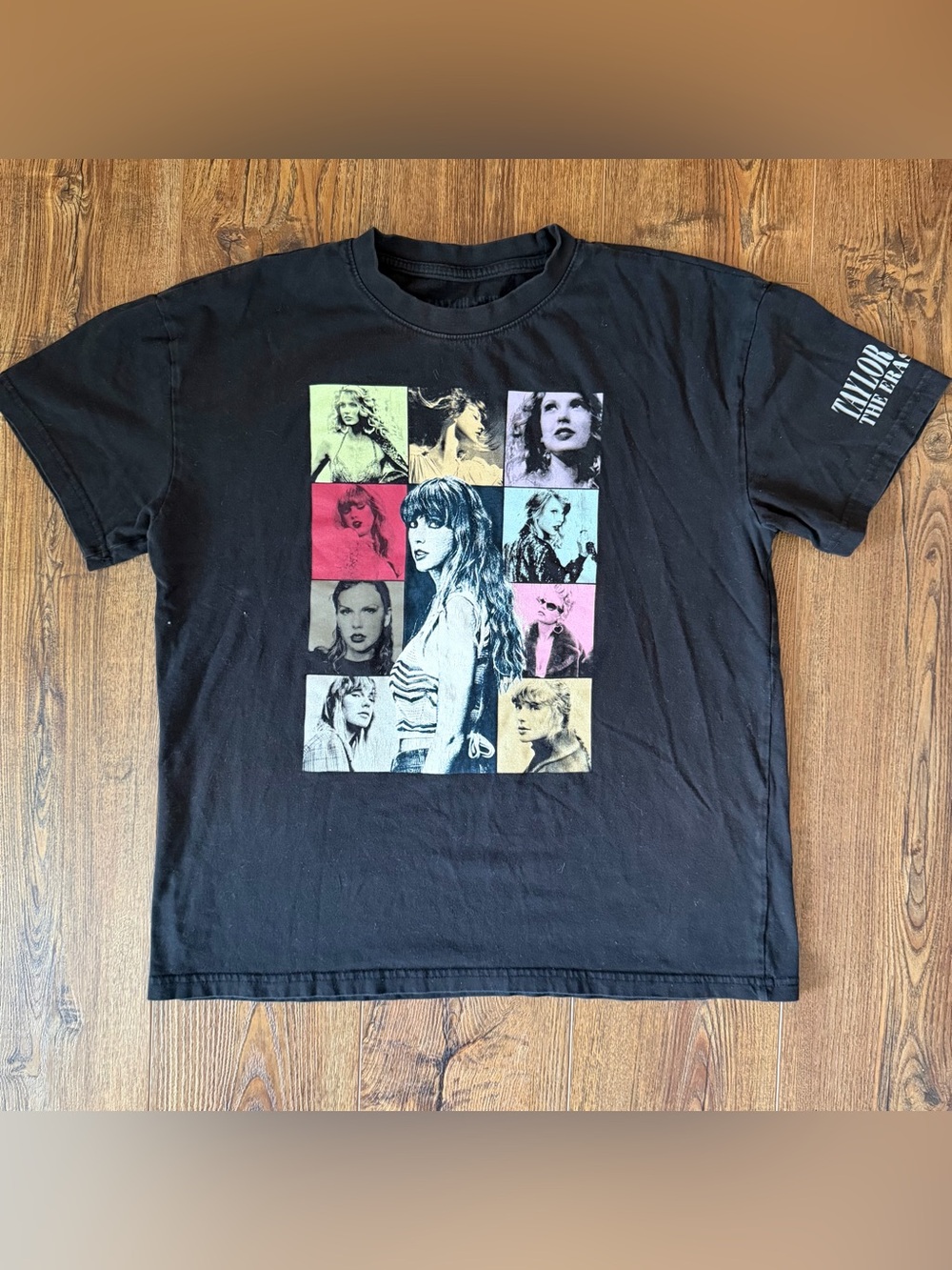 Taylor Swift The Eras Tour T Shirt Official Merch Adult Size Medium Black